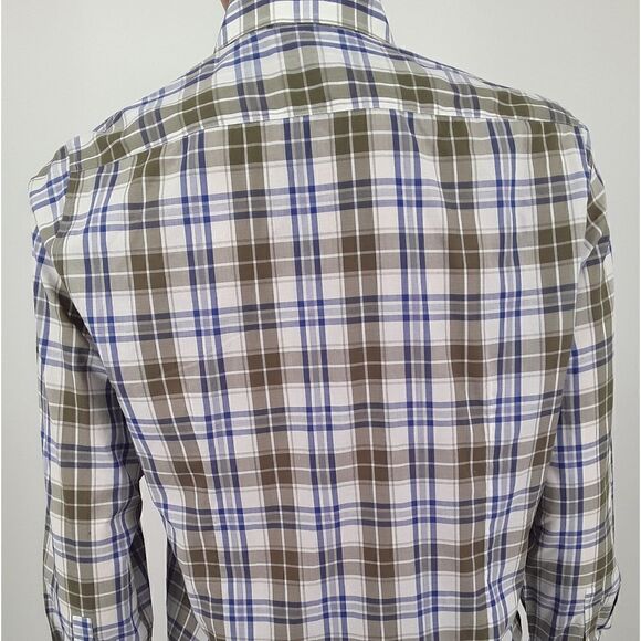 BOSS HUGO BOSS Regular Fit Men's Shirt Size M 100% Cotton Made in Italy - Picture 4 of 8